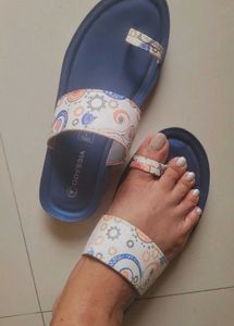 Stylish Blue Flats