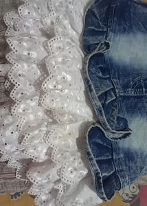 Girls Denim Dungree