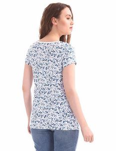 GAP Printed T-shirt with cutout neck