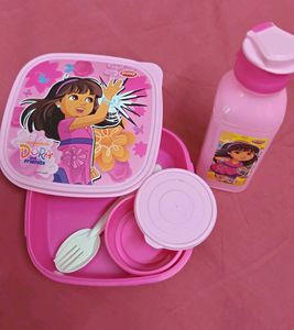Cute Dora &amp; Friends Backpack Lunch Bag Set
