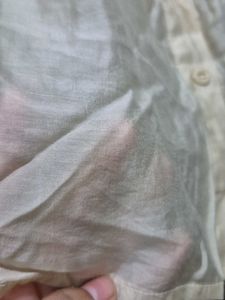 Ruffled Button-Down Top