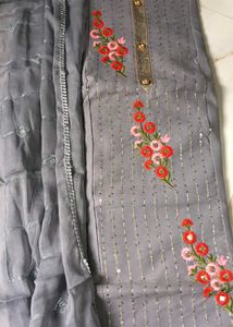 embroidered suit material
