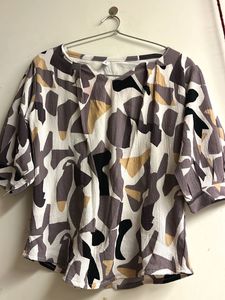 Abstract Print Top