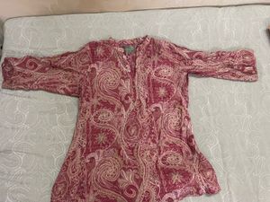 Boho Paisley Print Kurta