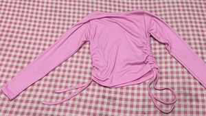 Pink crop top
