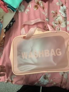 Pink Washbag Travel Pouch