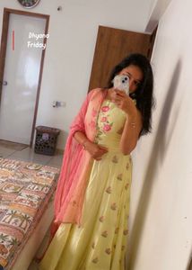 Yellow Floral Kurta Set with Dupatta