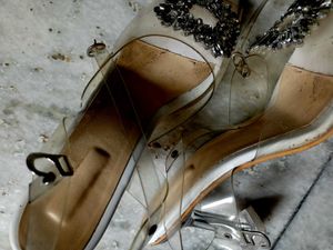 Sparkling Embellished Heeled Sandals