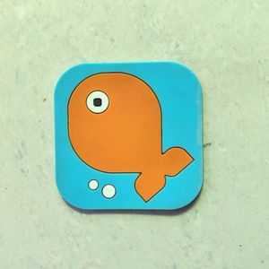 PVC Anti-Slip Table Coasters | Set of 4