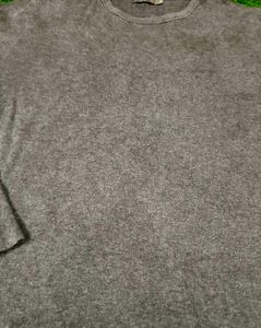 Grey Long Sleeve knit Top