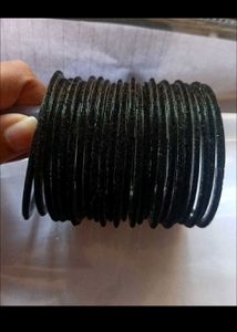 Sparkly Black Bangles