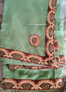 Traditional Pista Green Saree