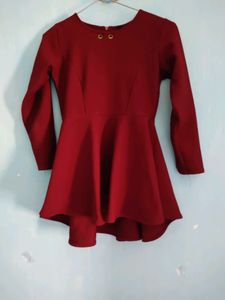 flare dress with full sleeves