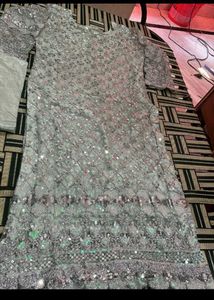Elegant Sequined Kurta Set