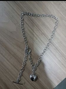 Chunky Heart Pendant Necklace- Savana