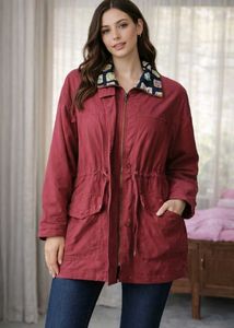 Vintage Red Utility Jacket
