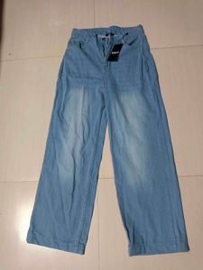 Light Wash Wide Leg Jeans