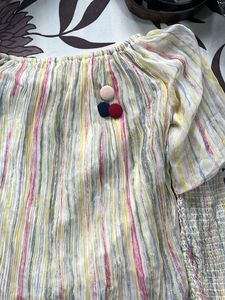 Striped Off-Shoulder Top