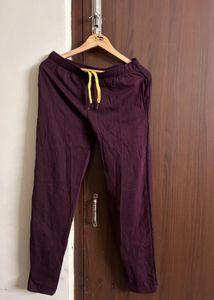 Unisex Purple Track Pants