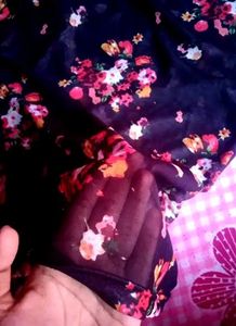 Floral Mesh Long Sleeve Top