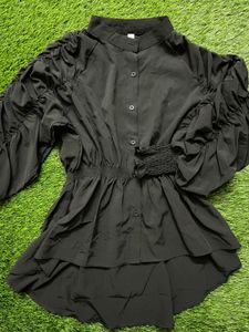 SALE!! Price Reduced High Low Black Stretchable To