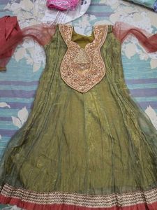 Embroidered Indian Outfit