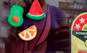 Handmade Fridge Magnets - Cute Fruit Set (3 pieces
