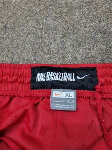 Red Striped Athletic Shorts