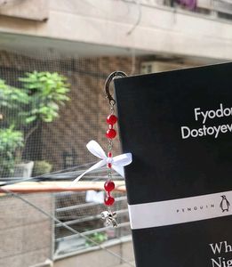 red pink bookmark