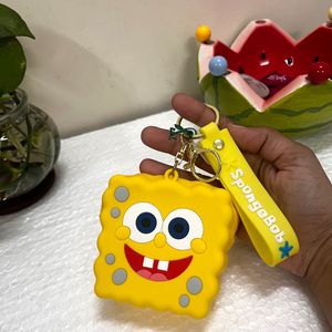 SquarePants Keychain Pouch