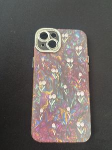iphone 15 plus Cute Tulip Pattern Phone Case