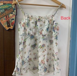 Floral Print Spaghetti Strap Top
