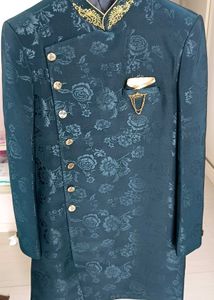Dark Teal Sherwani ( Negotiable)