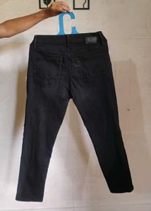 Classic Black Denim Jeans Size :28,30