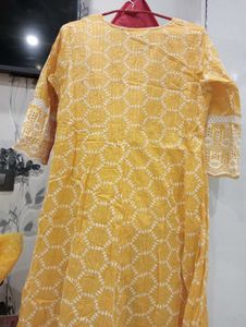 Yellow Anarkali Suit