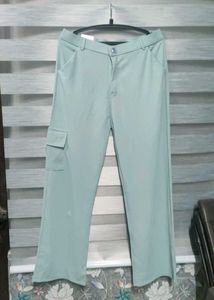 Mint Green Cargo Pants