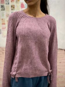 Korean Bow Sweater