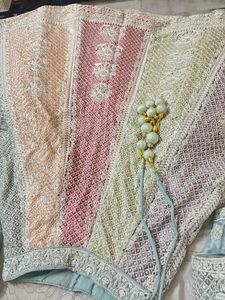 OFFER ❗️❗️Heavy Pastel Multicolour  Lehenga