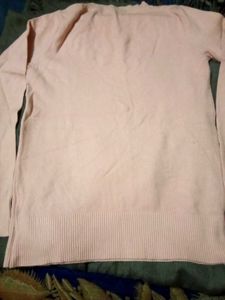 Cute Pink Embellished Sweater