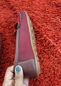 SMART RED LOAFERS FOR WOMEN