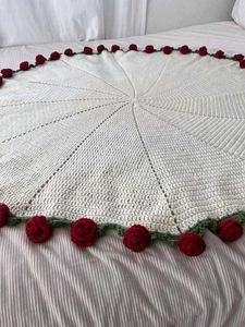 Crochet Rose Bouquet Blanket