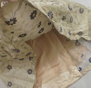 Elegant Floral Embroidered Gown