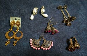 6 Pairs Earrings Set