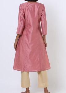 Project Eve - Elegant Pink Embroidered Kurti