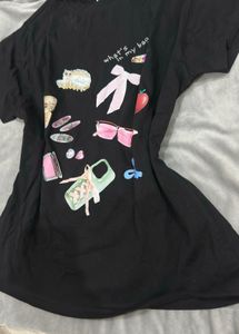 Cute Graphic Print T-Shirt
