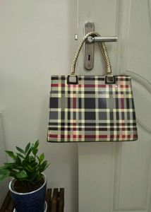 Classic Plaid Hand Bag