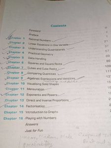 Maths Book for Class 8