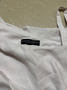 White Ruffle One-Shoulder Top