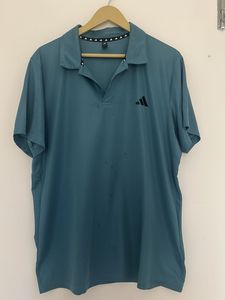 Adidas Men's Teal Polo Shirt