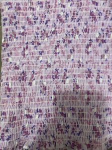 Lavender smocked Floral tube top